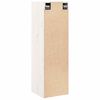 vidaXL Arm&aacute;rios de parede 2 pcs 30x30x100 cm pinho maci&ccedil;o branco