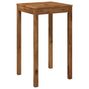 vidaXL Mesa de Bar de Jardim Natural 60 x 60,5 x 105 cm