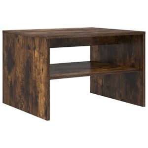 vidaXL Mesa de centro Carvalho Defumado 60 x 50 x 40 cm