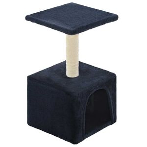 vidaXL &Aacute;rvore p/ gatos c/ postes arranhadores sisal 55 cm azul escuro