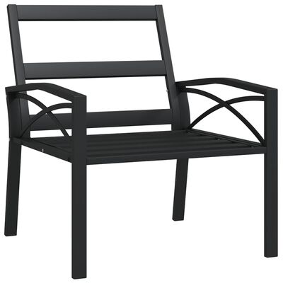 vidaXL Cadeiras de jardim c/ almofadões cor areia 2 pcs 68x76x79cm aço