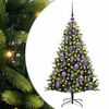 vidaXL &Aacute;rvore de Natal Artificial com Hastes Flex&iacute;veis 150 LEDs 120 cm