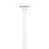 vidaXL Corda de barco 10 mm 100 m polipropileno branco completo