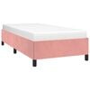 vidaXL Estrutura de cama 80x200 cm veludo rosa