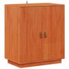 vidaXL Buffet Castanho Cera 65,5 x 40 x 75 cm Madeira de pinho maci&ccedil;o