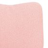 vidaXL poltrona Rosa 63 x 67 x 94 cm Tecido de Ovelha e Compensado