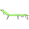 vidaXL Espregui&ccedil;adeira dobr&aacute;vel 2 pcs Verde 188 x 57 x 86,5 cm