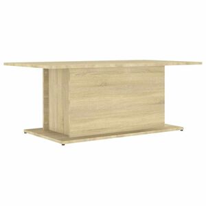 vidaXL Mesa de centro 102x55,5x40 cm derivados madeira carvalho sonoma