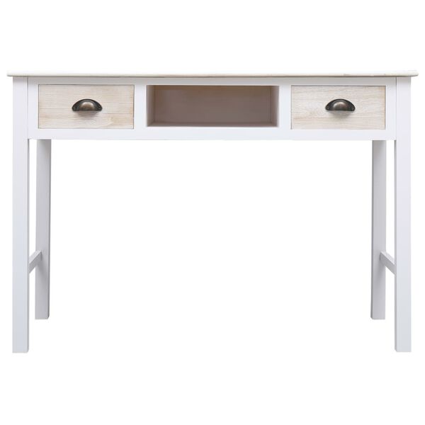 vidaXL Mesa consola 110x45x76 cm madeira