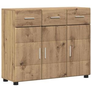 vidaXL Buffet FLORIN 88,5 x 30,5 x 73 cm Carvalho Artesanal