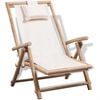 vidaXL Espregui&ccedil;adeira de exterior bambu