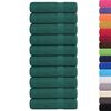vidaXL Toalhas de banho 10 pcs 70x140 cm 360 gsm 100% algod&atilde;o verde
