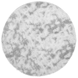 vidaXL Tapete shaggy de pelo alto NAVARRA 240x240cm cinzento prateado