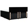 vidaXL Cama com molas/colch&atilde;o 180x200 cm tecido preto