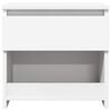 vidaXL Mesa de cabeceira 40x30x39 cm contraplacado branco