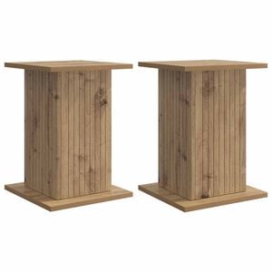 vidaXL Suporte para Plantas 2 pcs Carvalho Arttisan 30,5 x 30 x 43 cm