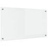 vidaXL Painel de cozinha Transparente 90 x 50 cm vidro temperado