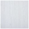 vidaXL Pranchas de Piso 55 pcs Branco 5,11 m&sup2; PVC