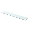 vidaXL Prateleira de vidro 90x15 cm transparente