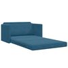 vidaXL Sof&aacute;-Cama 110cm Azul Veludo