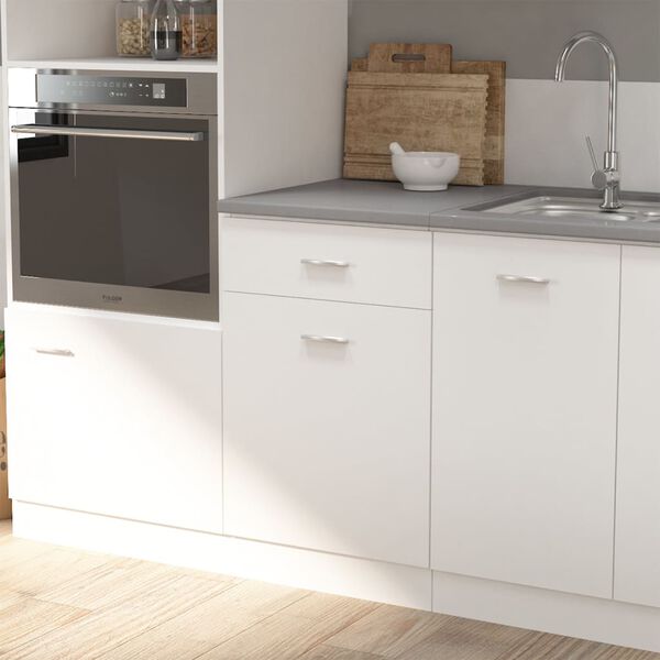 vidaXL Bancada de cozinha aglomerado 50x60x2,8 cm cinzento