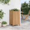 vidaXL Vaso/floreira de jardim 40x40x80 cm bambu