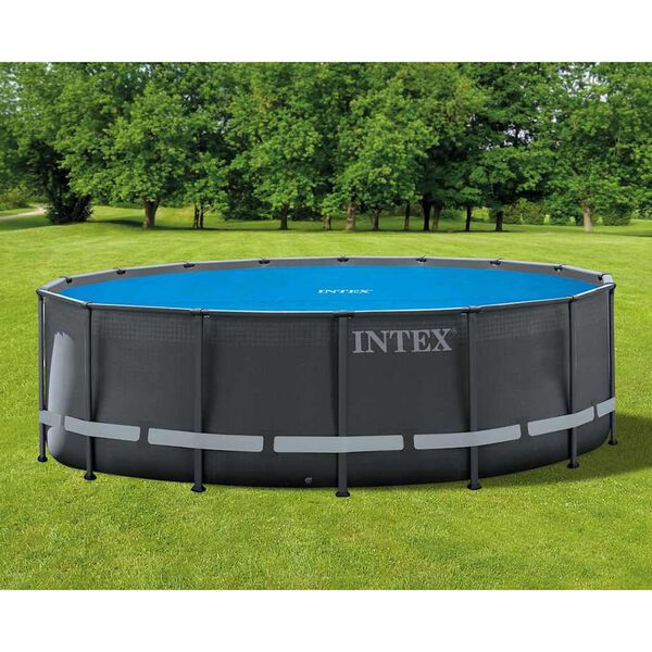 Intex Cobertura para piscina solar 470 cm polietileno azul