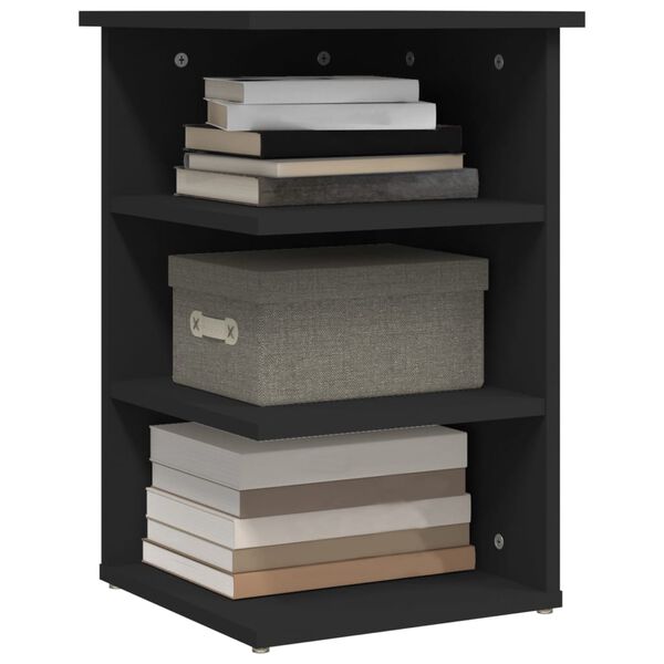 vidaXL M&oacute;vel lateral 35x35x55 cm contraplacado cinzento