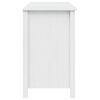 vidaXL Mesa com Gavetas com gaveta Hill Branco 100 x 45 x 74 cm