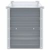 vidaXL Canteiro elevado de jardim a&ccedil;o galvanizado 160x40x45cm cinzento