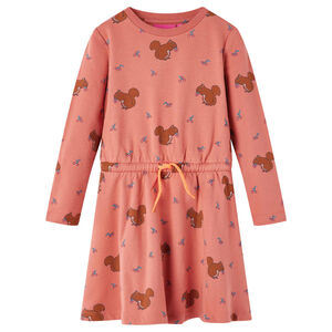 vidaXL Vestido para crian&ccedil;a rosa-velho 104