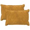 vidaXL Capa almofada 2 unid. HOUTEN Amarelo 50 x 70 cm