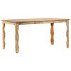 vidaXL Mesa de jantar 160x80x76 cm madeira recuperada maci&ccedil;a