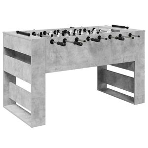 vidaXL Mesa de Pebolim Cinzento Concreto 146,5 x 74 x 85 cm