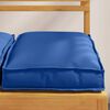 vidaXL Almofada 6 pcs Azul Royal 40 x 40 x 8 cm Tecido Oxford