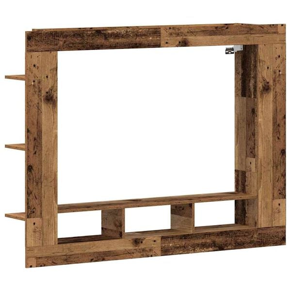 vidaXL Gabinete para TV Madeira antiga 152 x 22 x 113 cm