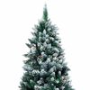 vidaXL &Aacute;rvore de Natal Artificial Verde 240 cm PVC, A&ccedil;o e Pl&aacute;stico