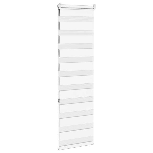 vidaXL Cortina de zebra 50x150 cm largura do tecido 45,9 cm poliéster