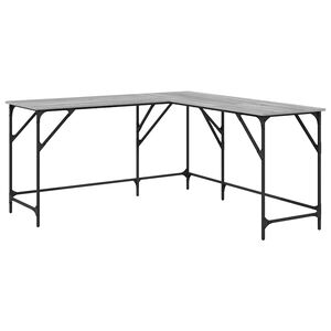 vidaXL Secret&aacute;ria 149x149x75 cm derivados de madeira cinzento sonoma
