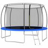 vidaXL Conjunto de trampolim redondo 366x80 cm 150 kg