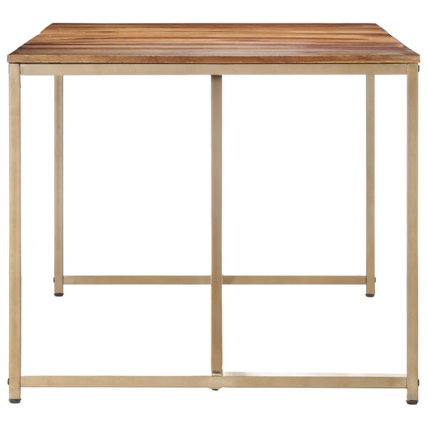 vidaXL Mesa de jantar 180x90x76 cm madeira maci&ccedil;a