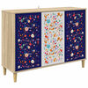 vidaXL Buffet MAINZ Sonoma 102 x 33 x 75 cm Derivados de Madeira
