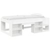vidaXL Estrutura de Cama Infantil com Armazenamento Branco 75 x 190 cm