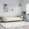 vidaXL Sof&aacute;-cama 80x200 cm couro artificial cor creme