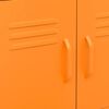 vidaXL Armário de arrumação aço 60x35x56 cm laranja