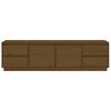 vidaXL Móvel de TV 176x37x47,5 cm madeira de pinho maciça castanho mel
