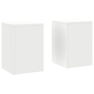 vidaXL Suporte para Plantas 2 unid. Branco 24 x 24 x 35 cm