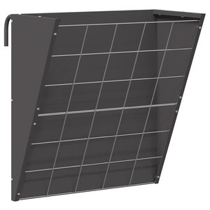 vidaXL Comedouro Suspenso de Feno Preto 61 x 33 x 66 cm 5 kg