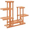 vidaXL Suporte de plantas 95x25x96 cm madeira de abeto maci&ccedil;a