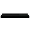 vidaXL Prateleiras de parede suspensas 2 pcs 60x23,5x3,8 cm MDF preto